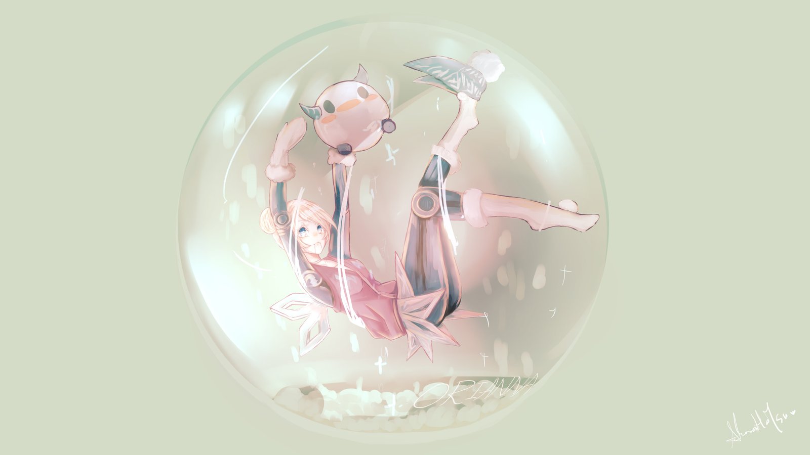 Winter Wonder Orianna by Alona HD Wallpaper Fan Artwork League of Legends lol (2)
