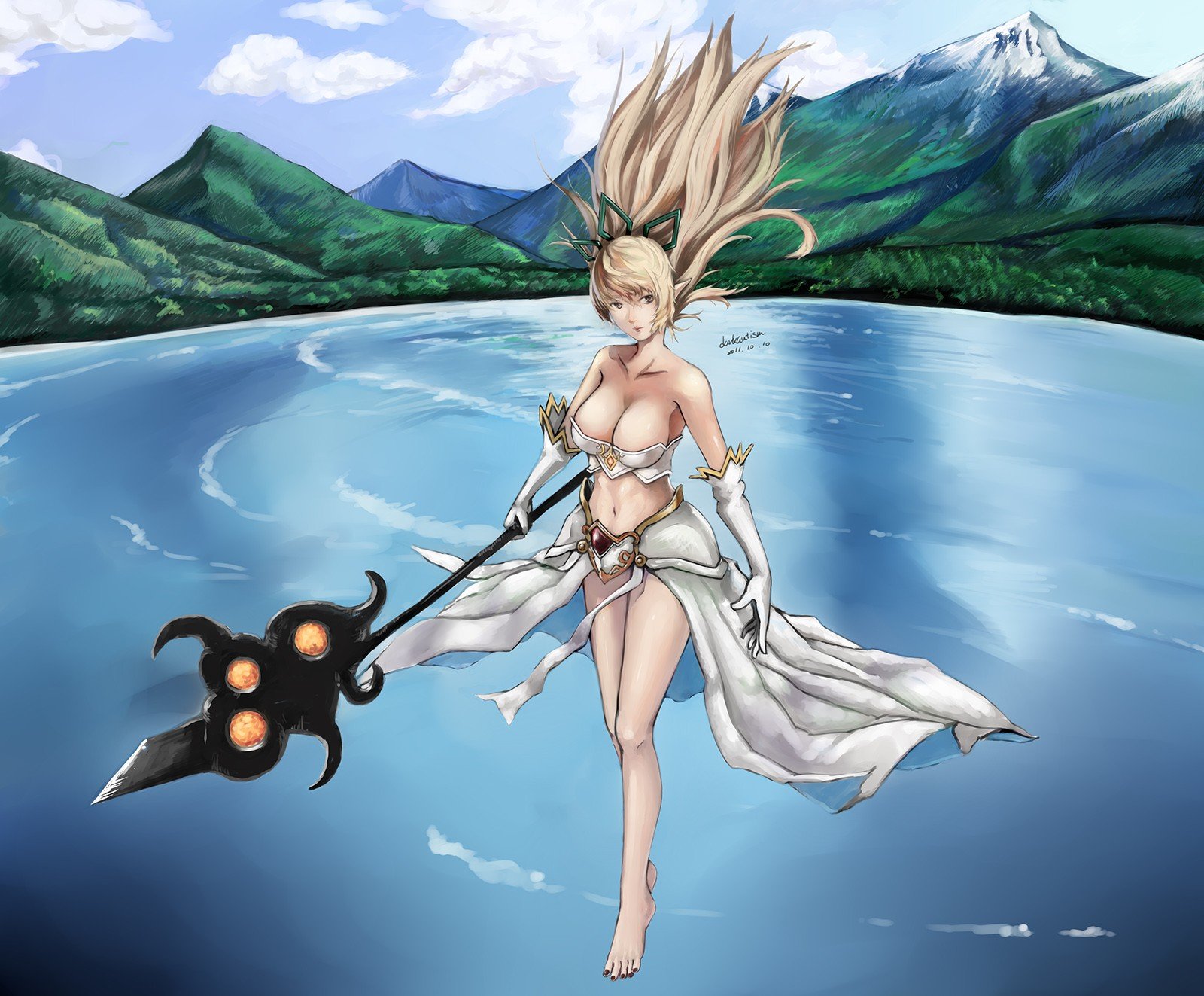 Janna by darkautism HD Wallpaper Fan Art Artwork League of Legends lol
