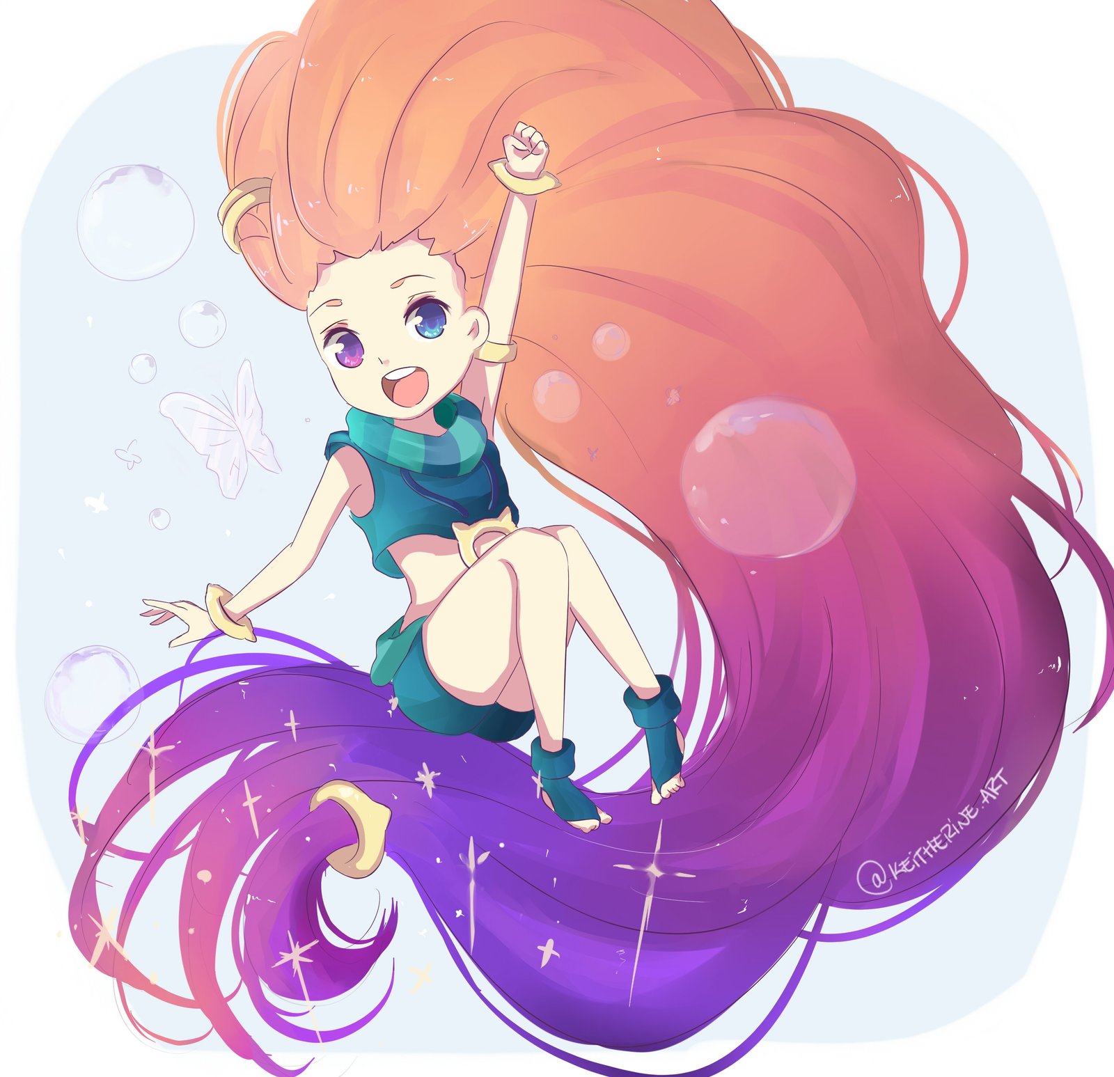 Zoe by Keitherine HD Wallpaper Background Fan Art Artwork League of Legends lol