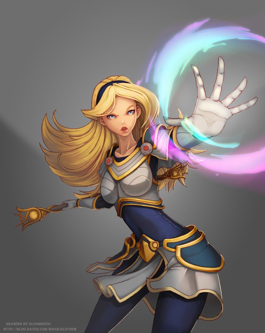 Lux by supergloominess HD Wallpaper Fan Art Artwork League of Legends lol