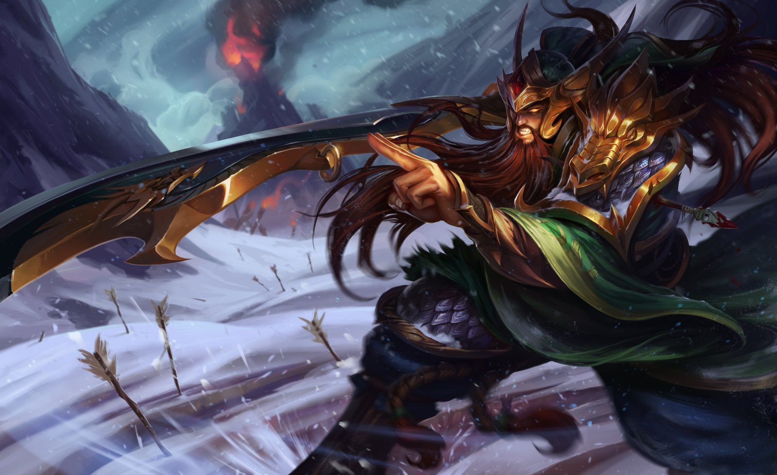 Warring Kingdoms Tryndamere Splash Art 4k HD Wallpaper Official Artwork League of Legends lol