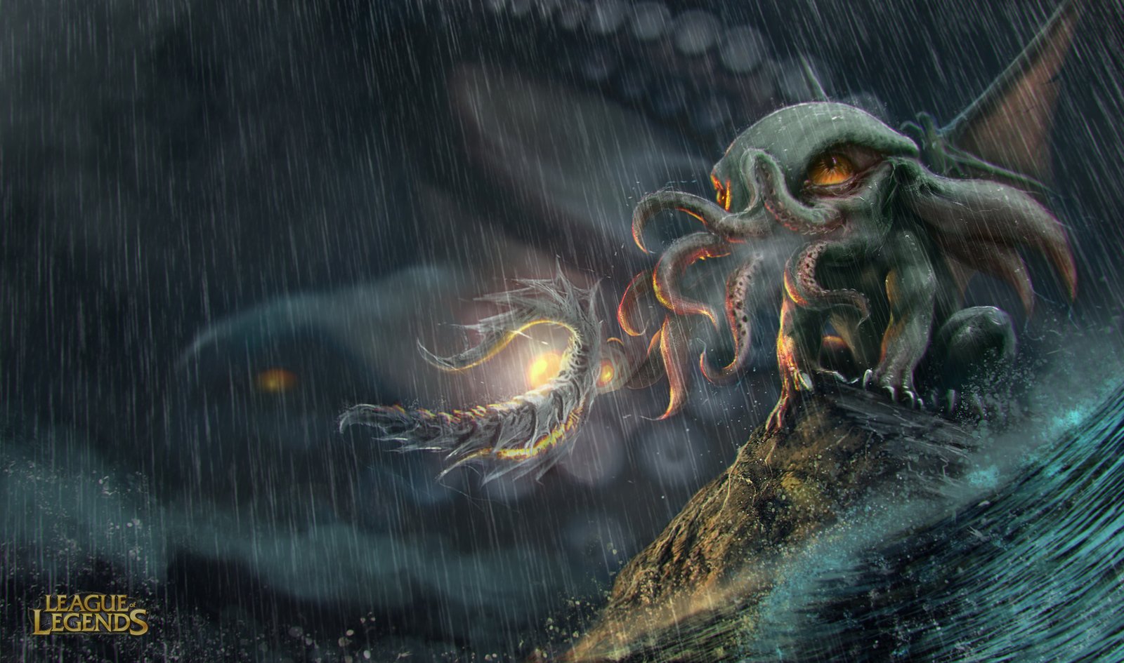 Fizz Of The Ocean Depths by DottorFile HD Wallpaper Fan Art Artwork League of Legends lol