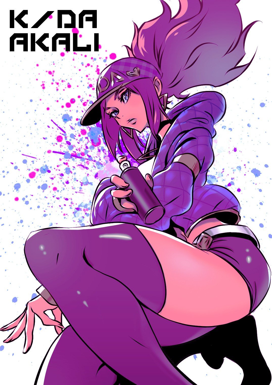 K/DA by Akali by KGO HD Wallpaper Background Fan Art Artwork League of Legends lol