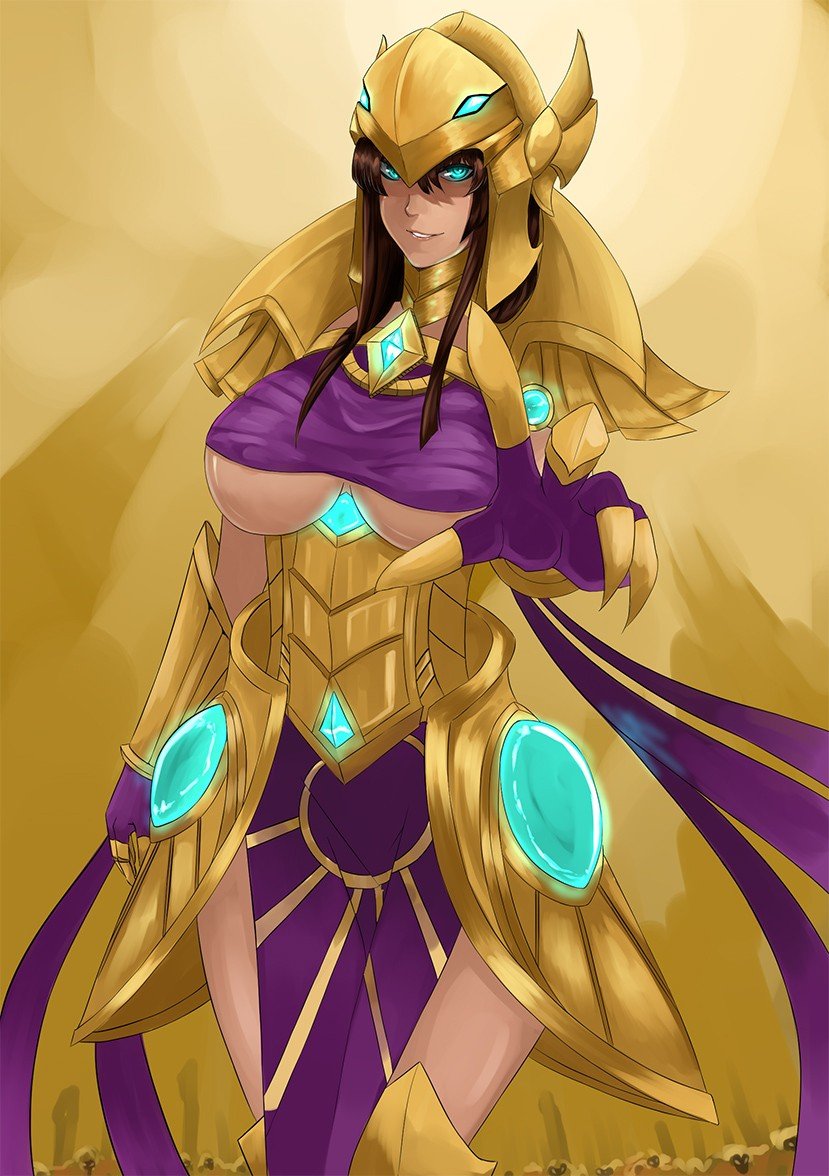 Sexy Female Azir by A-s-h-i-t-a HD Wallpaper Artwork Fan Art League of Legends lol