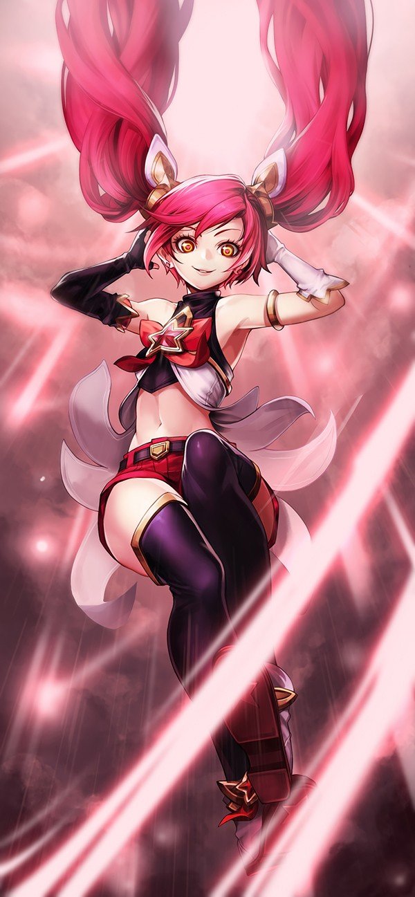 Star Guardian Jinx by goomrrat HD Wallpaper Fan Art Artwork League of Legends lol