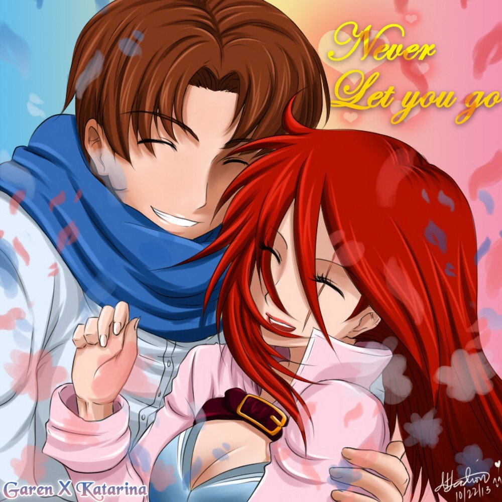 Katarina & Garen by Dweynie HD Wallpaper Fan Art Artwork League of Legends lol