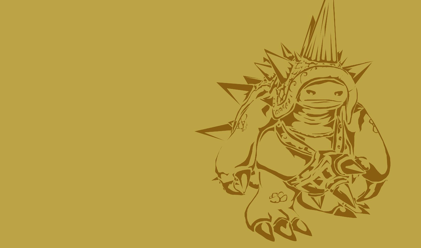 Rammus Minimalistic by Light-linx HD Wallpaper Fan Artwork League of Legends lol