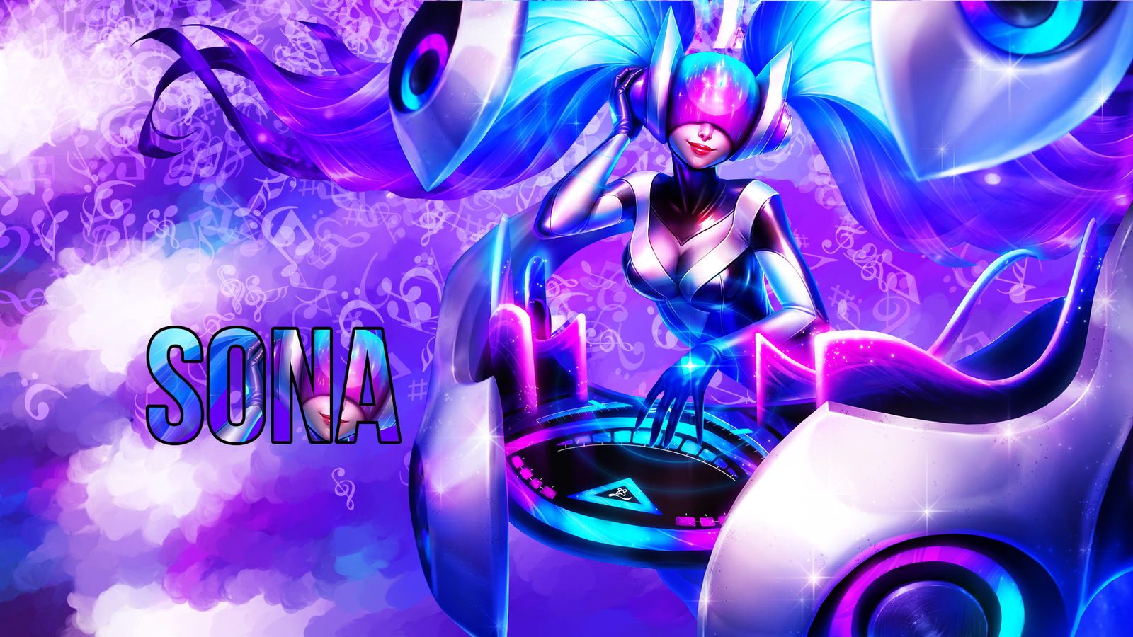 Dj Sona Ethereal Wallpapers Fan Arts League Of Legends Lol Stats