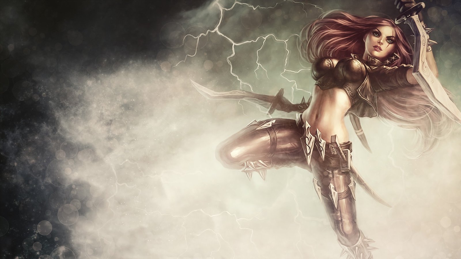 Katarina by iamsointense HD Wallpaper Fan Art Artwork League of Legends lol