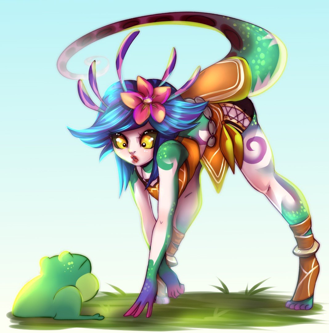 Neeko by Naughty-Savage HD Wallpaper Background Fan Art Artwork League of Legends lol