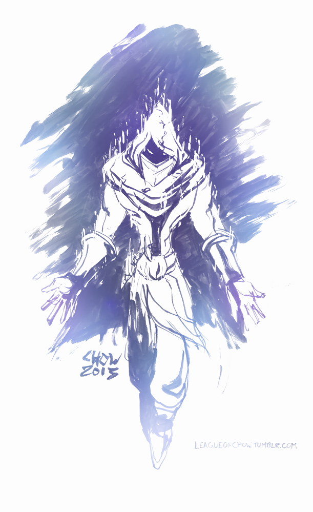 Malzahar Minimalistic by Alex-Chow HD Wallpaper Fan Art Artwork League of Legends lol (2)