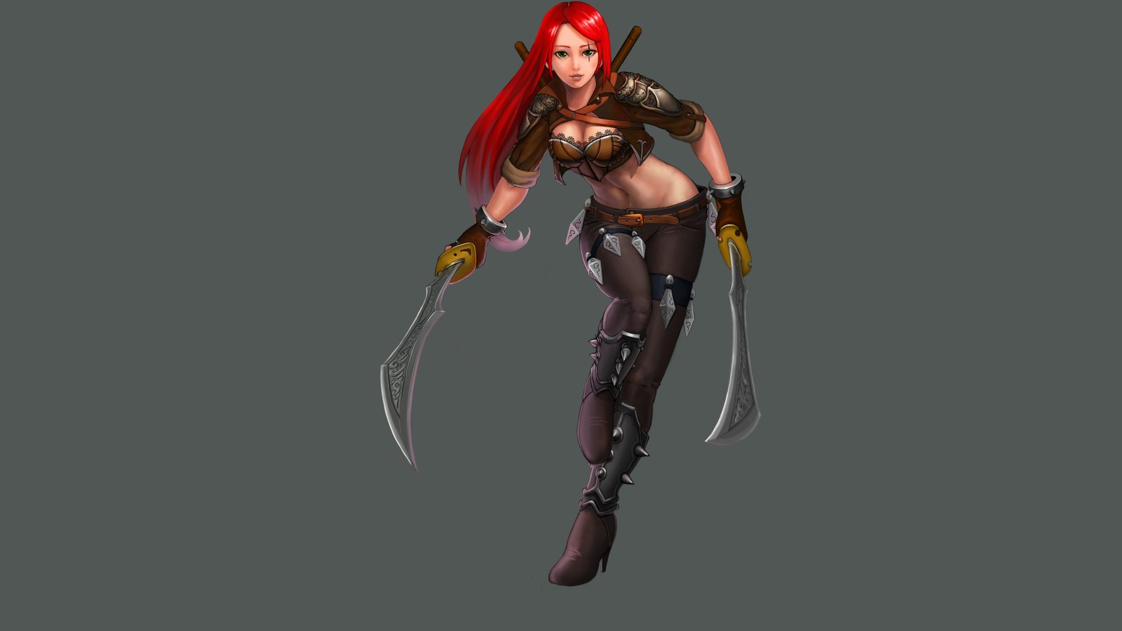 Katarina by assassinASM HD Wallpaper Fan Art Artwork League of Legends lol