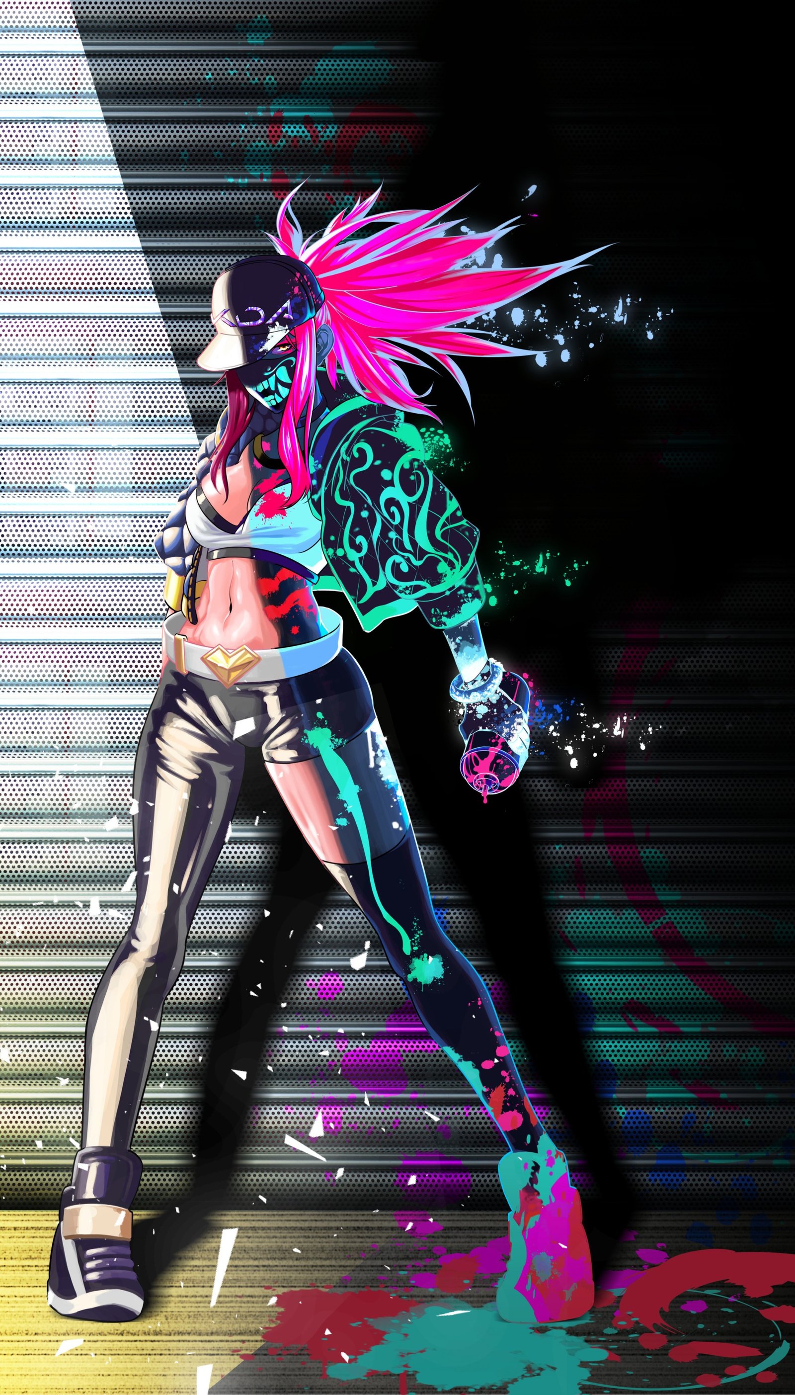 K/DA Akali by Young Soo Chung HD Wallpaper Background Fan Art Artwork League of Legends lol