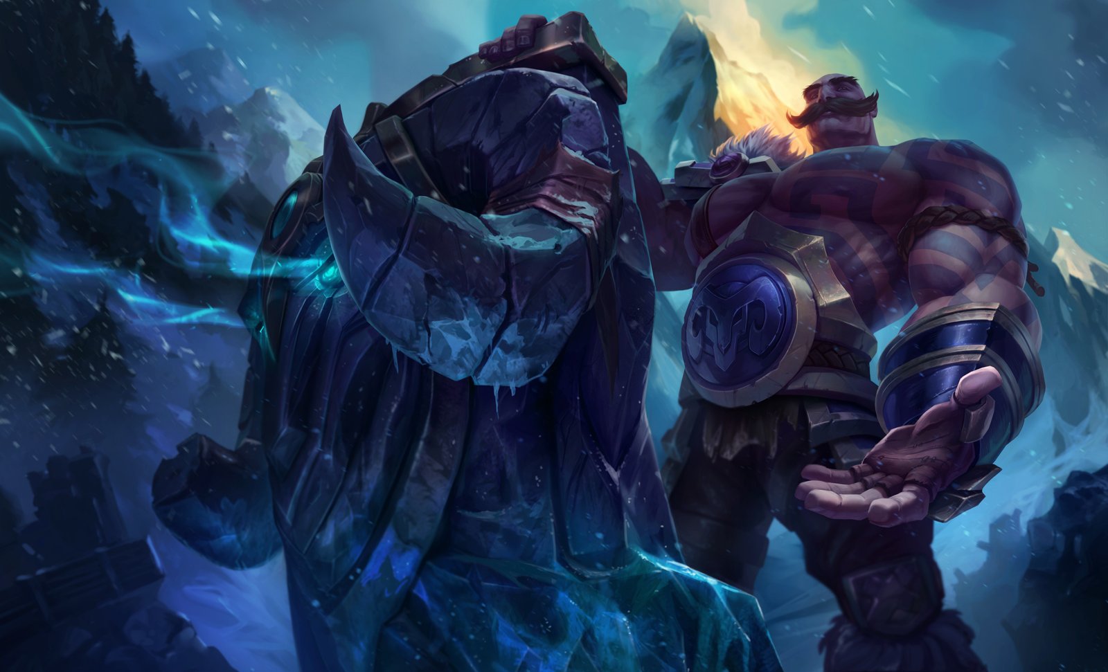 Classic Braum Splash Art 4k HD Wallpaper Official Artwork League of Legends lol