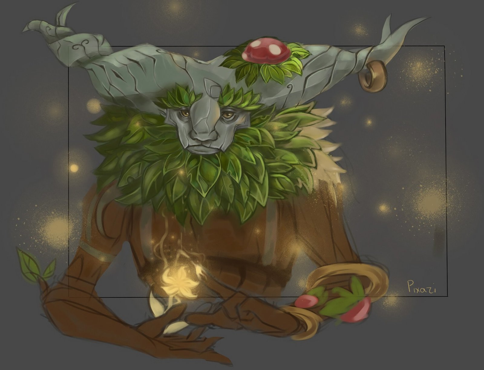 Ivern by Pixarys HD Wallpaper Fan Art Artwork League of Legends lol