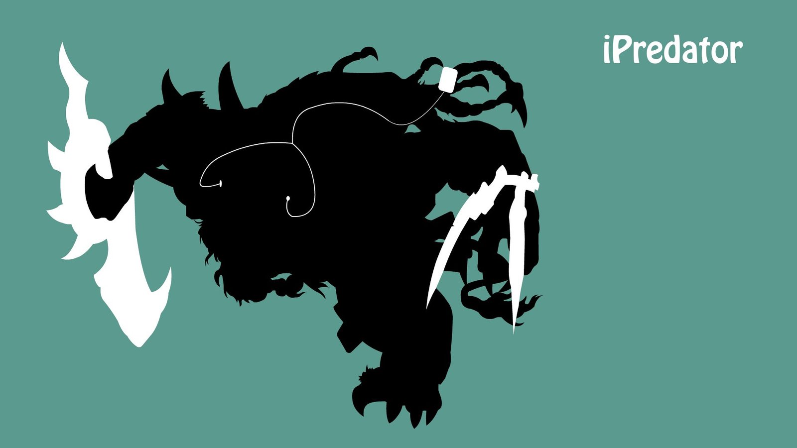 ipod Rengar Minimalistic by Quiet-Lamp HD Wallpaper Fan Artwork League of Legends lol