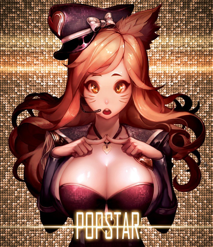 Popstar Ahri by Duto HD Wallpaper Fan Art Artwork League of Legends lol