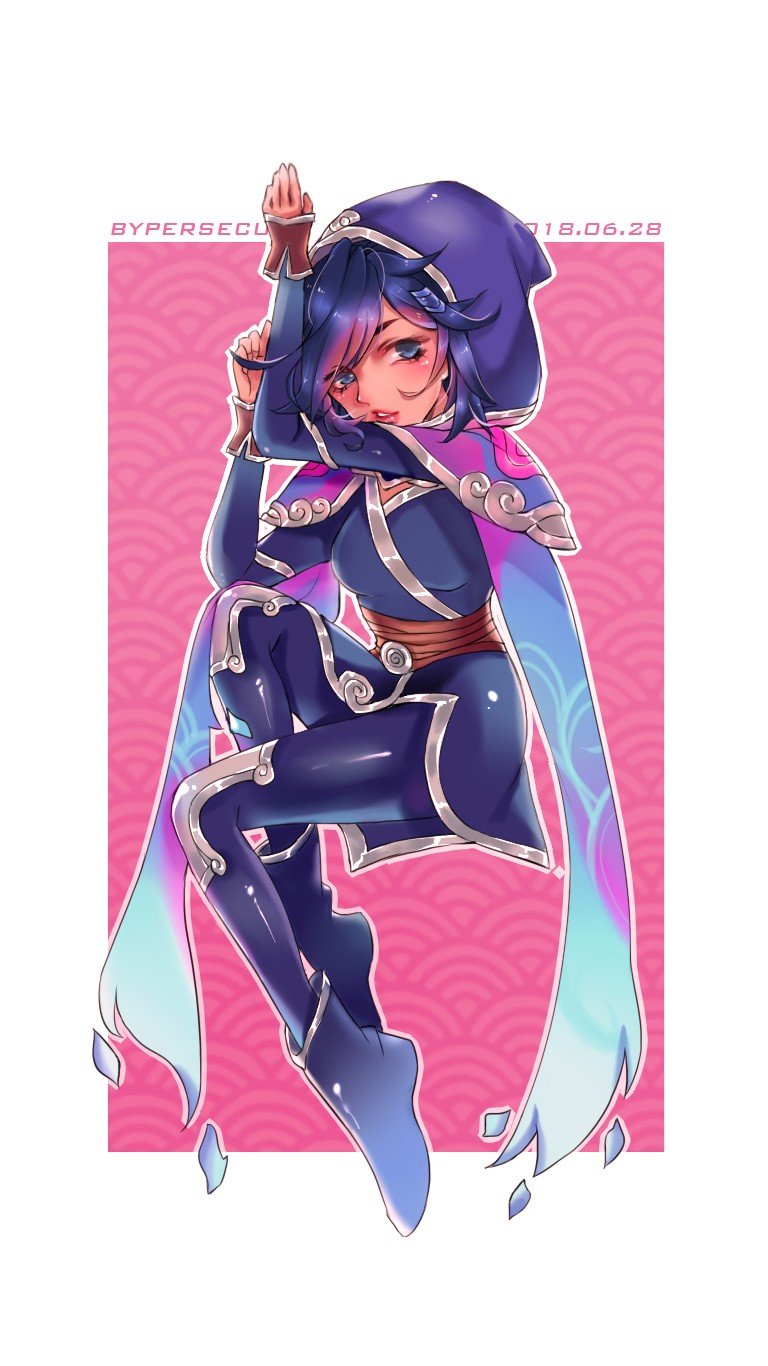 SSG Xayah by Persecut HD Wallpaper Background Fan Art Artwork League of Legends lol