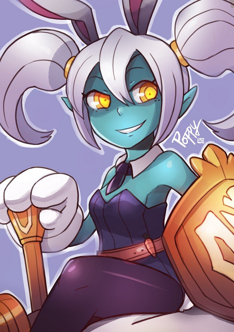 Battle Bunny Poppy by LataeDelan HD Wallpaper Fan Artwork League of Legends lol