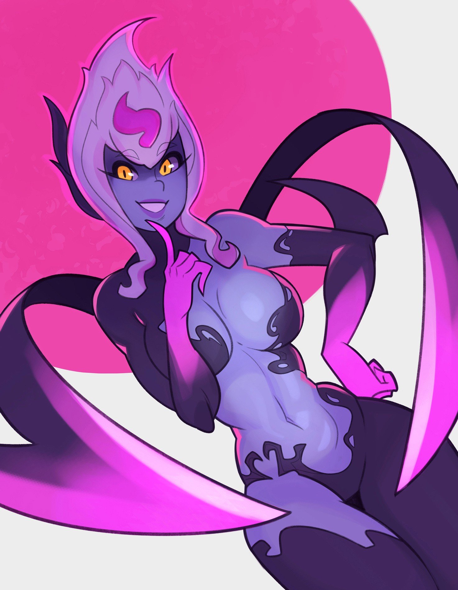 Evelynn Rework by SplashBrush HD Wallpaper Background Fan Art Artwork League of Legends lol