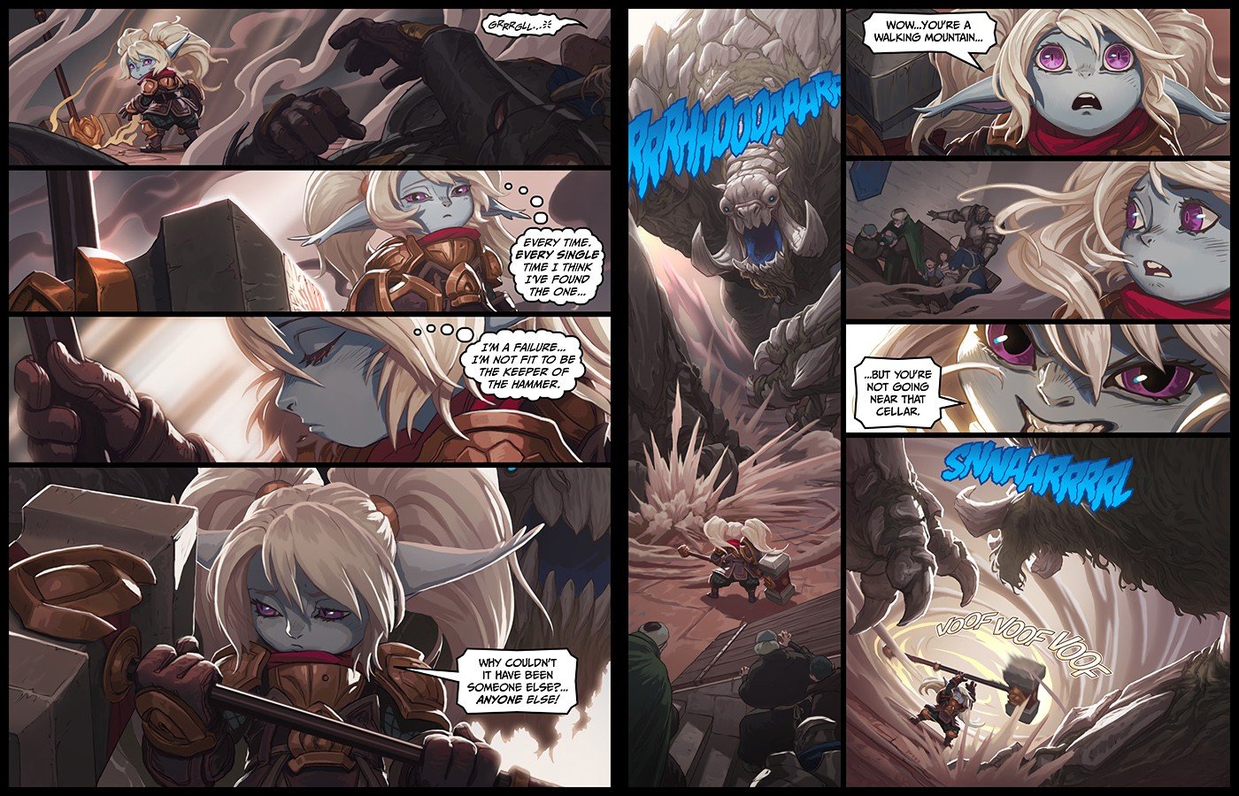 Poppy A Heros Calling Comic (5) League of Legends Artwork Wallpaper lol