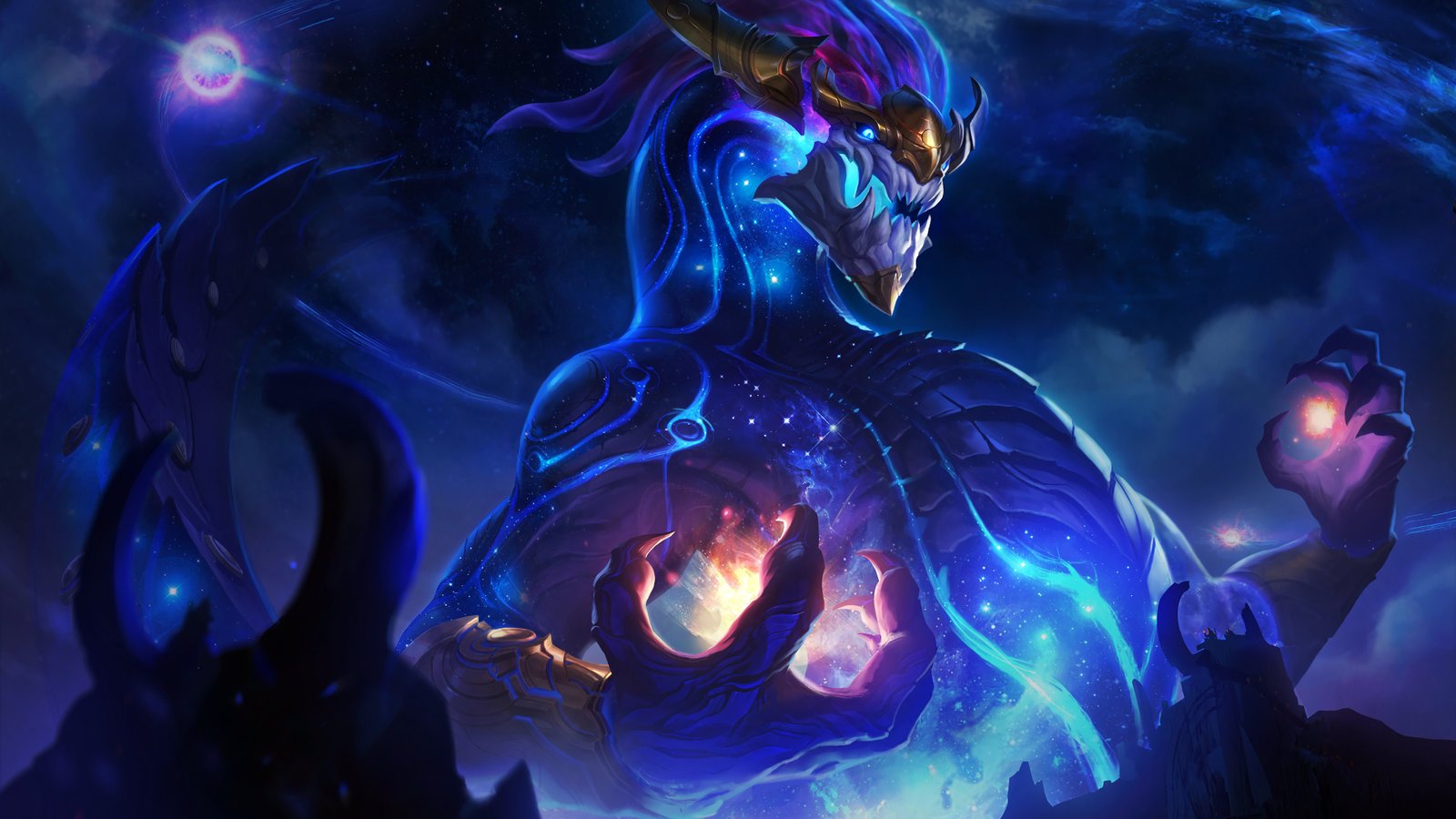 Classic Aurelion Sol Splash Art League of Legends Artwork Wallpaper lol
