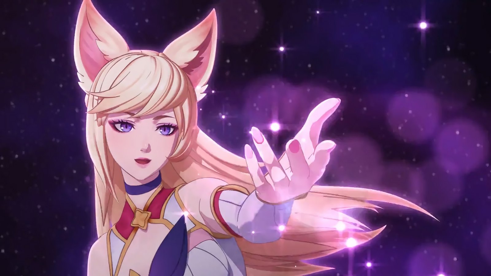 A New Horizon - Star Guardian Ahri Cinematic (10) HD Wallpaper Background Official Artwork League of Legends lol