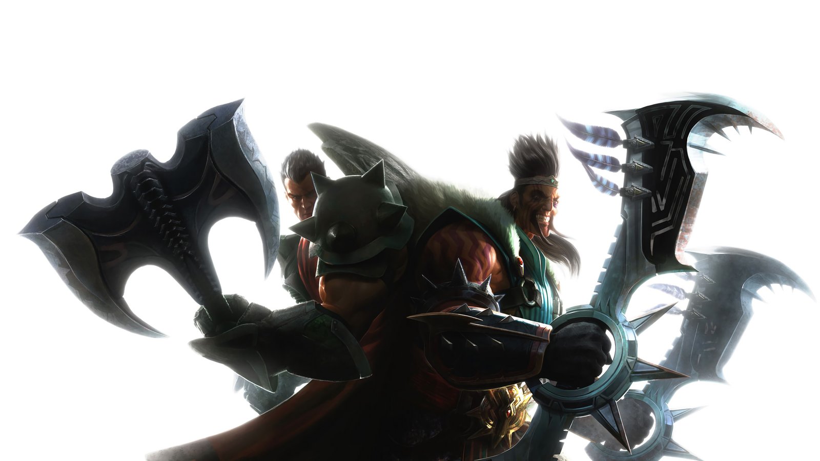 Draven & Darius Promo League of Legends Artwork Wallpaper lol