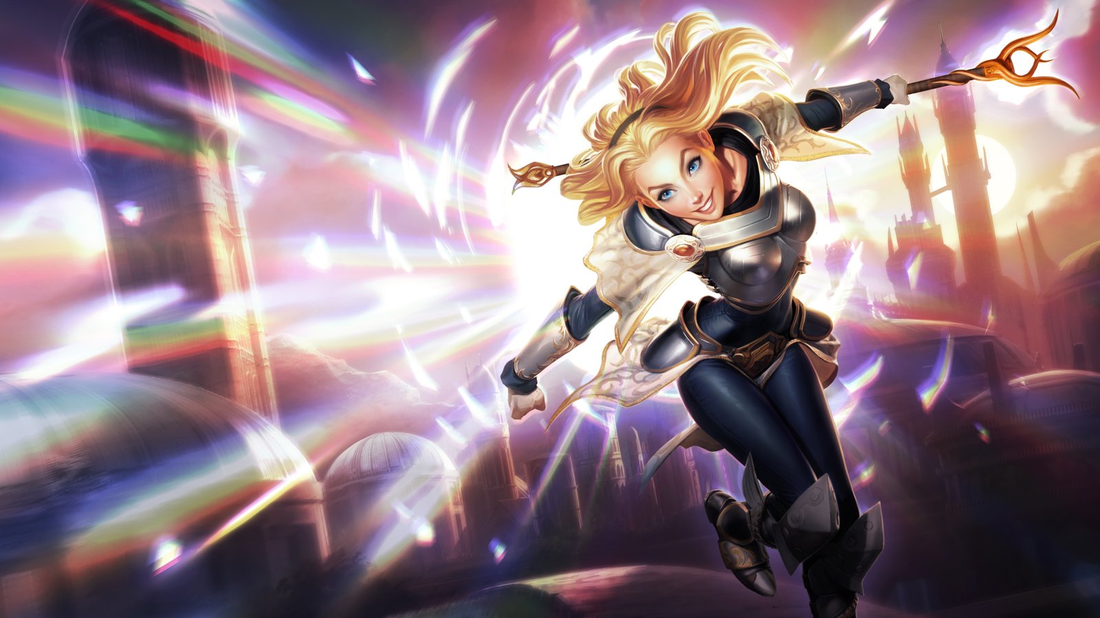 Classic Lux Splash Art 4k HD Wallpaper Official Artwork League of Legends lol