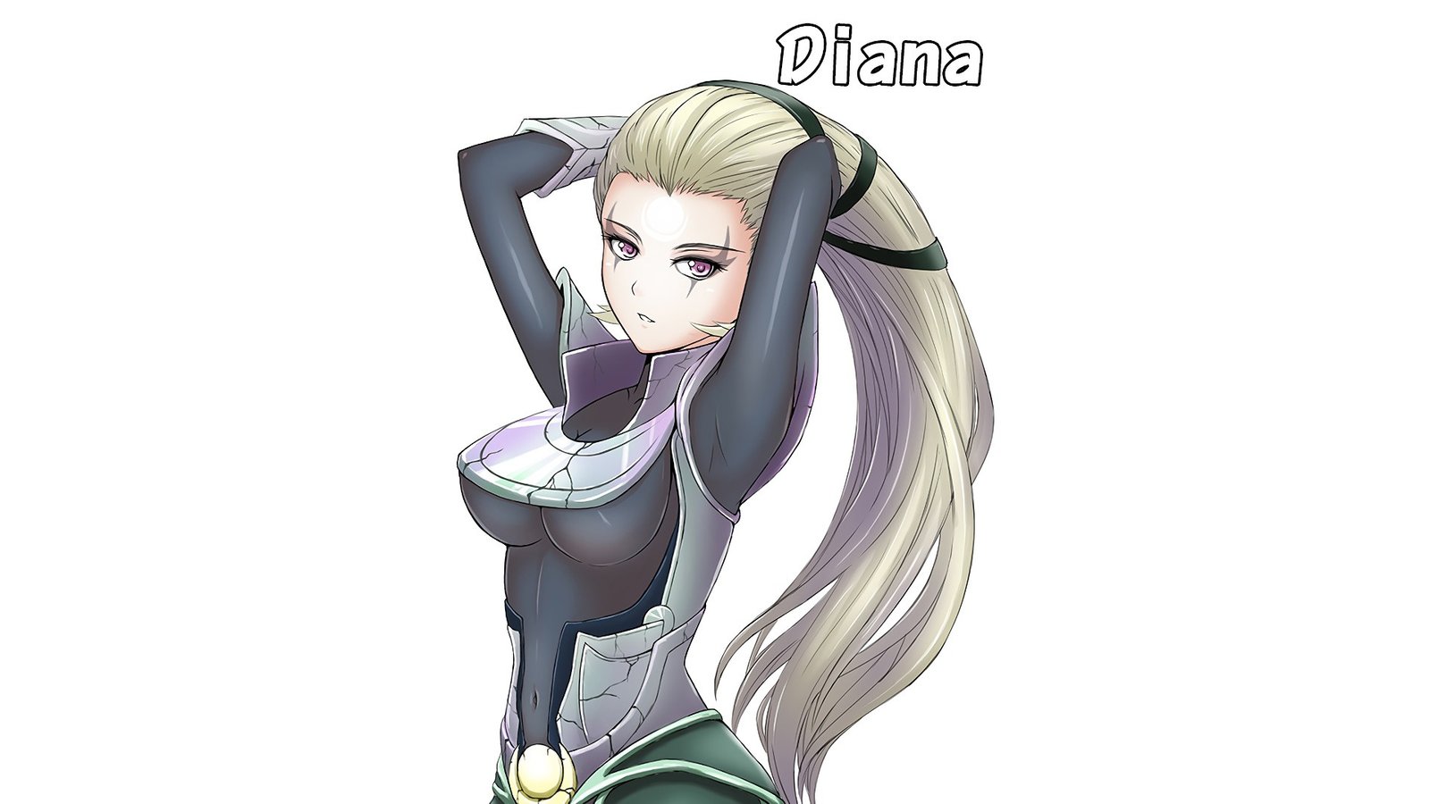Diana by tonnelee HD Wallpaper Fan Art Artwork League of Legends lol
