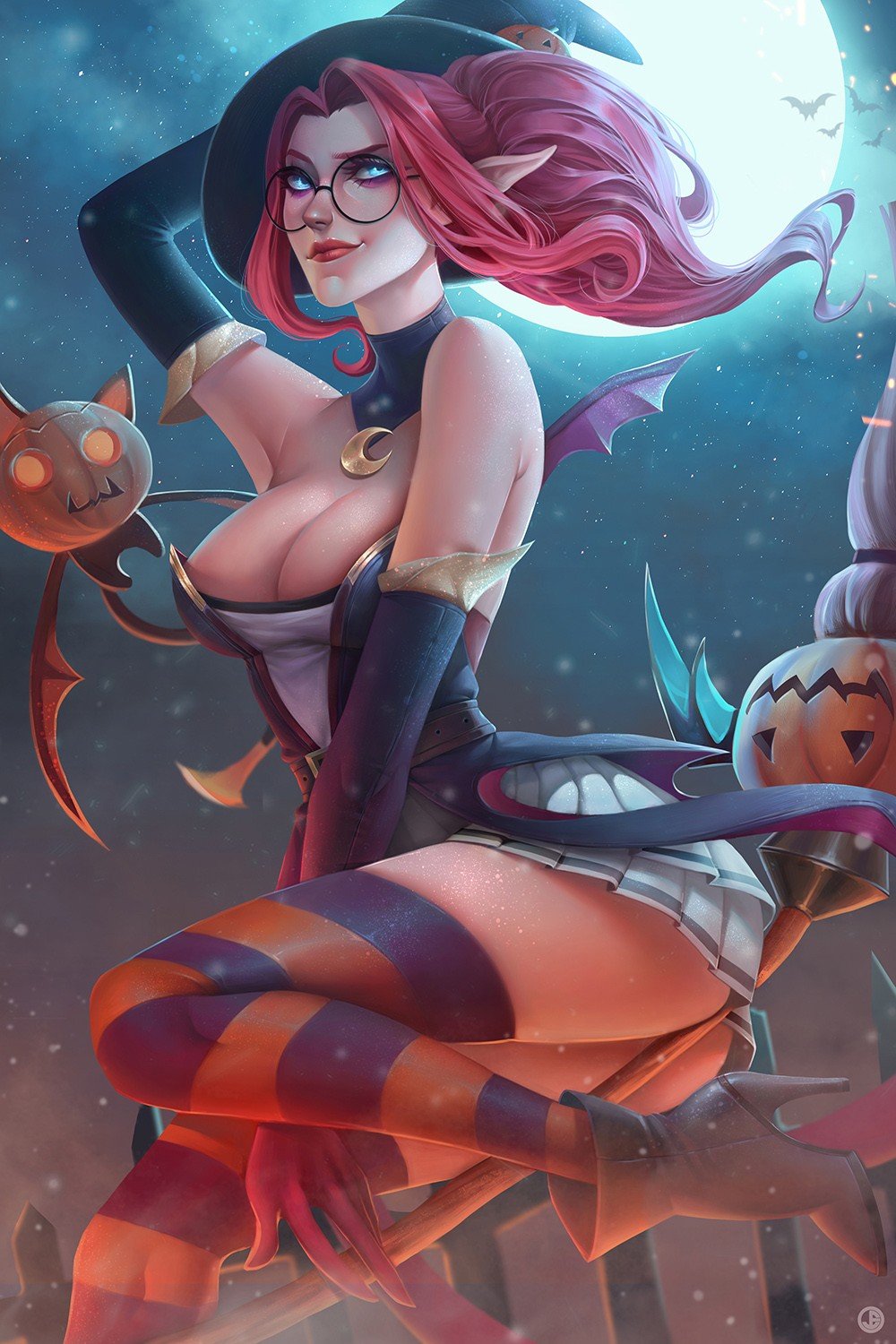Bewitching Janna by JELLYEMILY HD Wallpaper Background Fan Art Artwork League of Legends lol