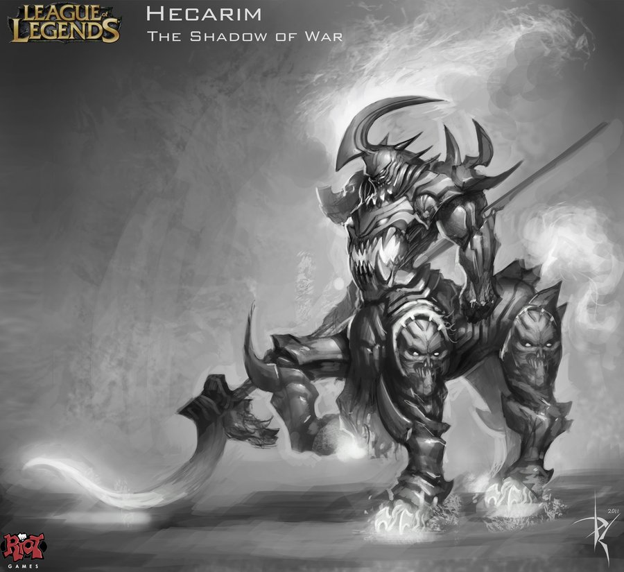 Hecarim Concept by Zeronis League of Legends Artwork Wallpaper lol (2)