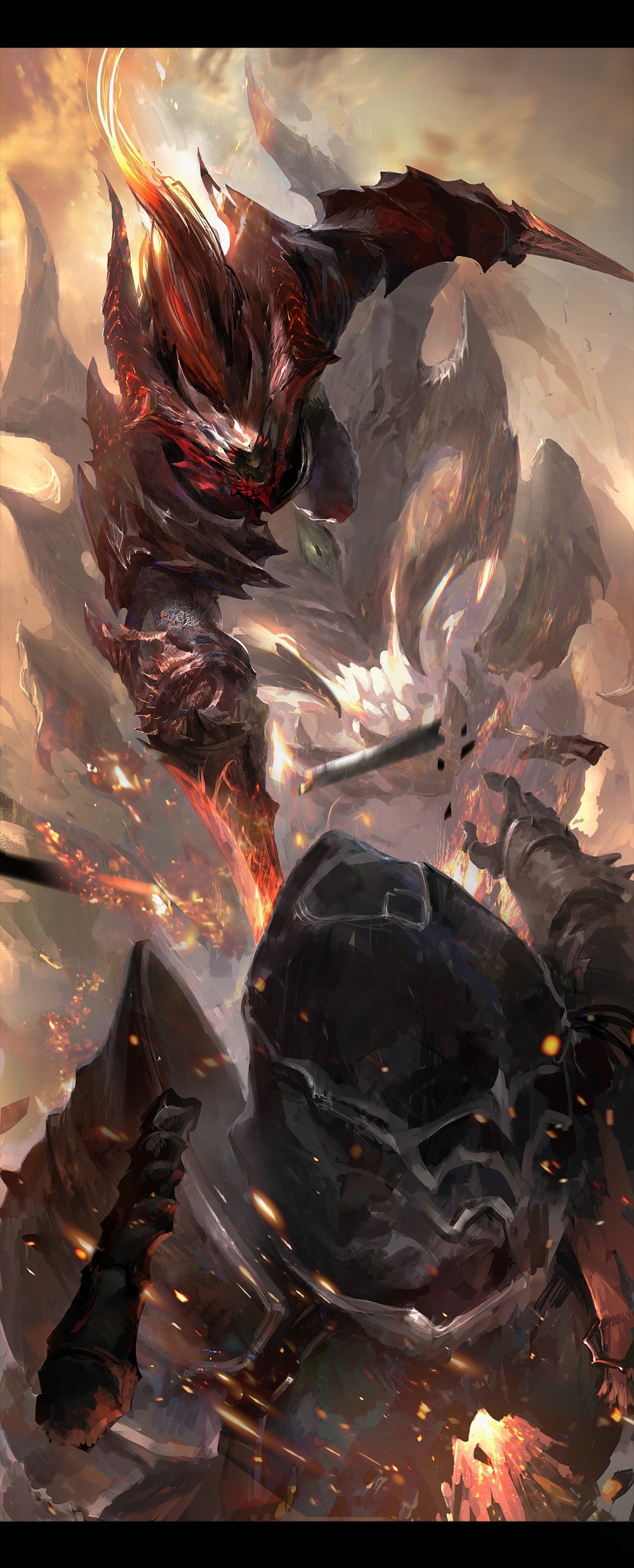 Demonblade Zed by dante09 HD Wallpaper Background Fan Art Artwork League of Legends lol