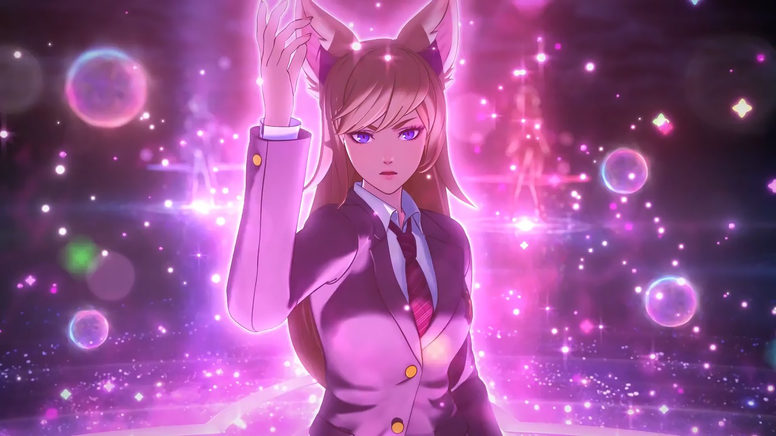 A New Horizon - Star Guardian Ahri Cinematic (8) HD Wallpaper Background Official Artwork League of Legends lol