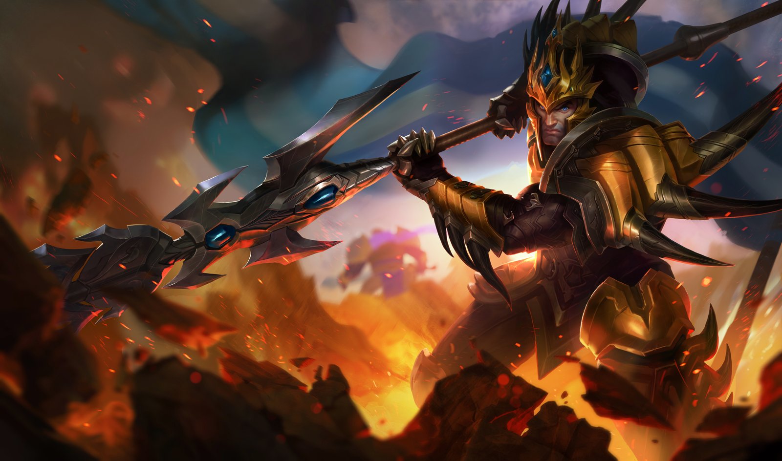 Classic Jarvan IV Splash Art 4k HD Wallpaper Official Artwork League of Legends lol