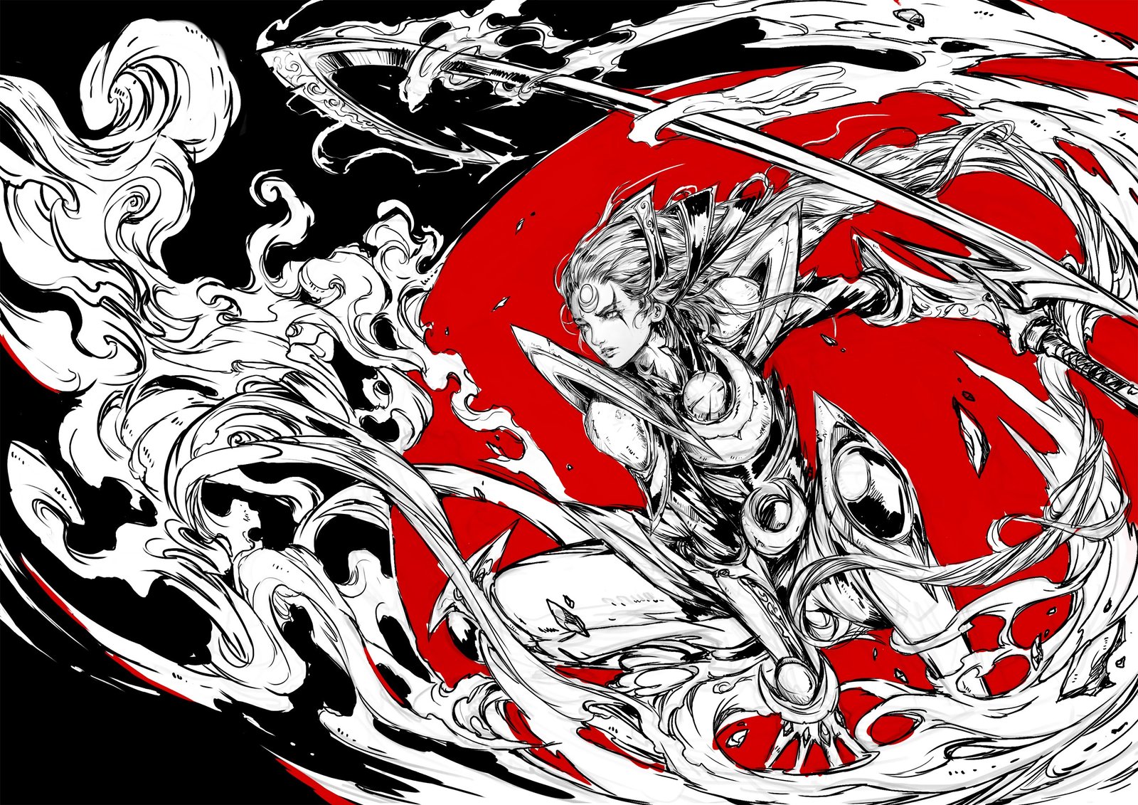 Diana by muju HD Wallpaper Fan Art Artwork League of Legends lol