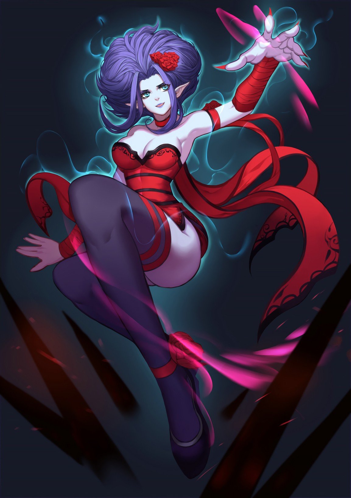 Tango Evelynn by citemer HD Wallpaper Fan Art Artwork League of Legends lol