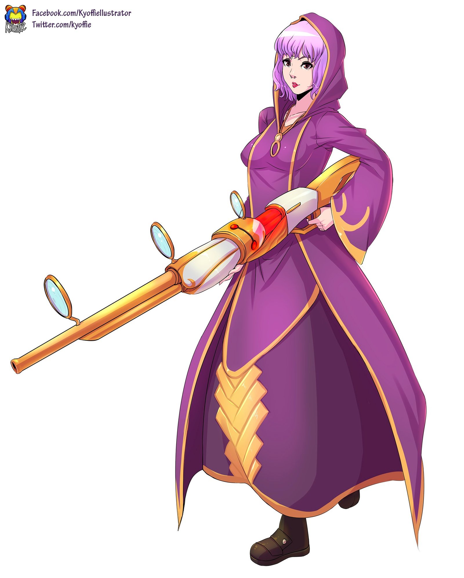 Caitlyn (Skin Concept) by Kyoffie12 HD Wallpaper Artwork Fan Art League of Legends lol (2)