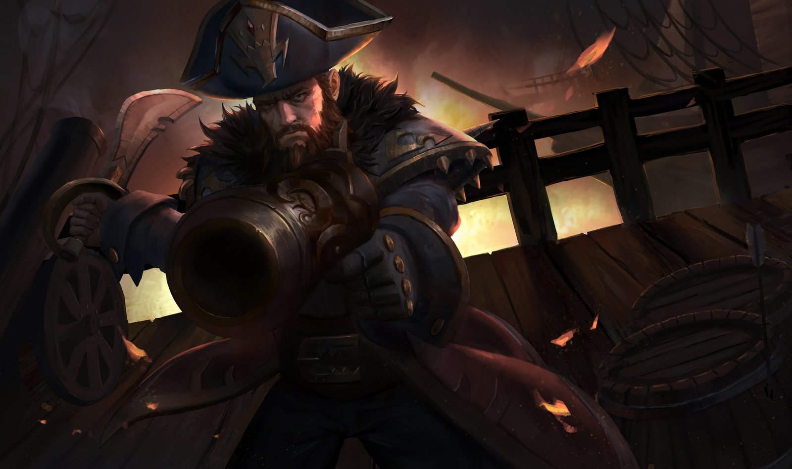 Ganglpank by TECONG YE HD Wallpaper Fan Art Artwork League of Legends lol