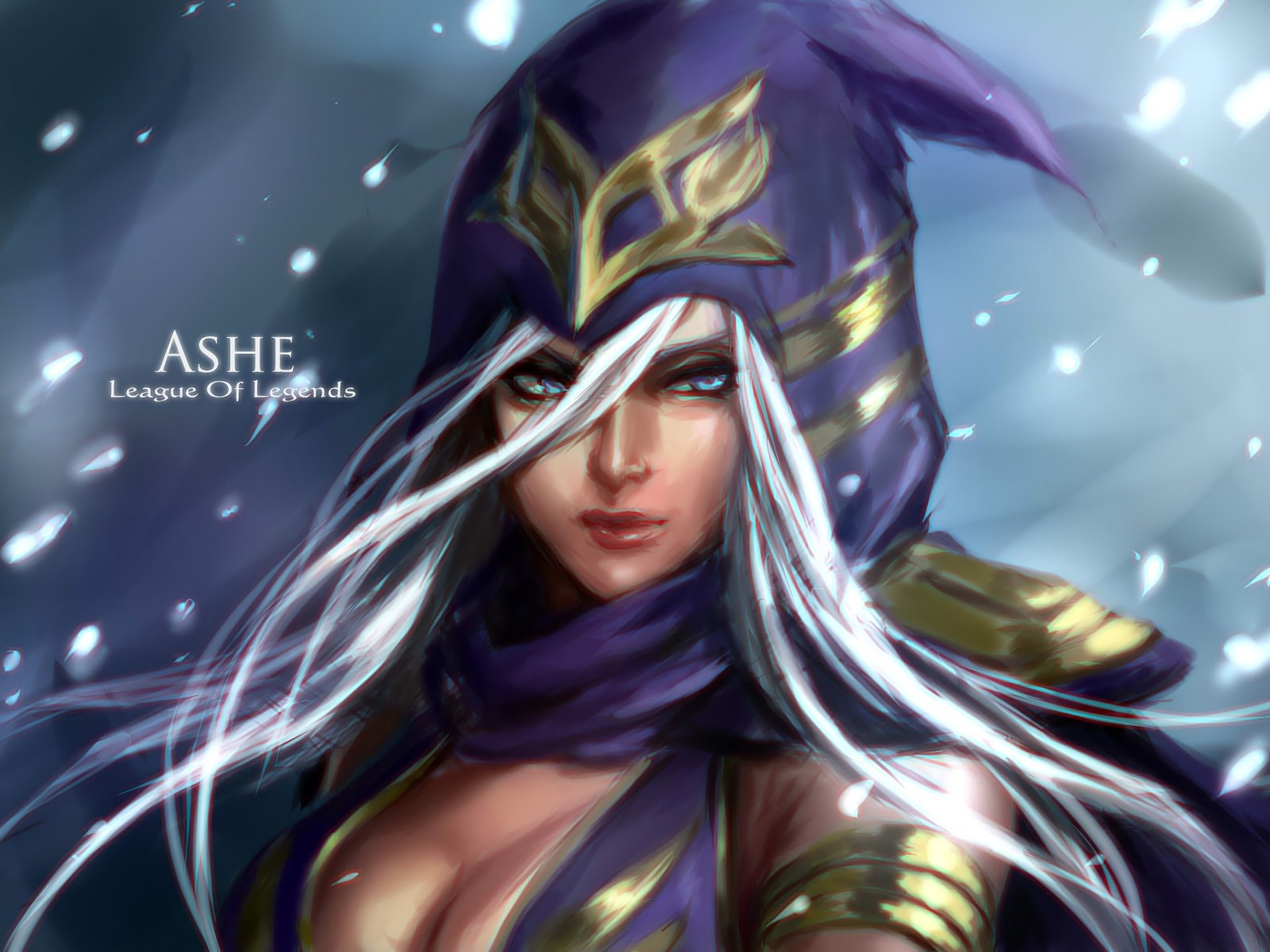 Ashe by -Ｎ◎Ｎ- HD Wallpaper Fan Art Artwork League of Legends lol