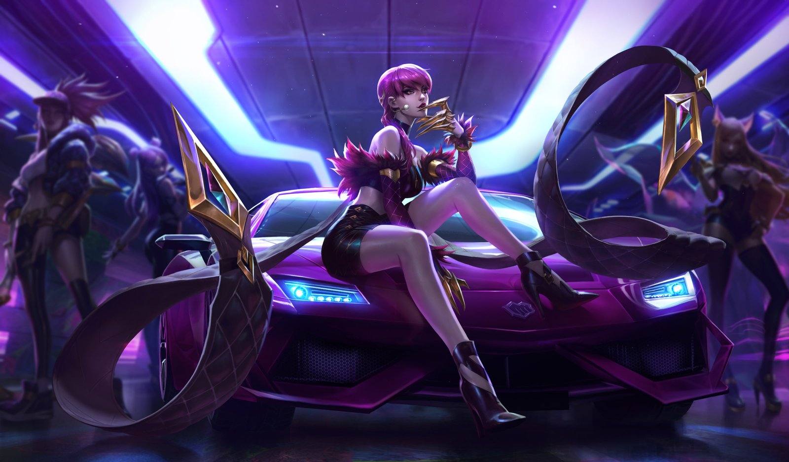 Featured image of post Evelynn Kda Art I m practicing light and background drawing these days