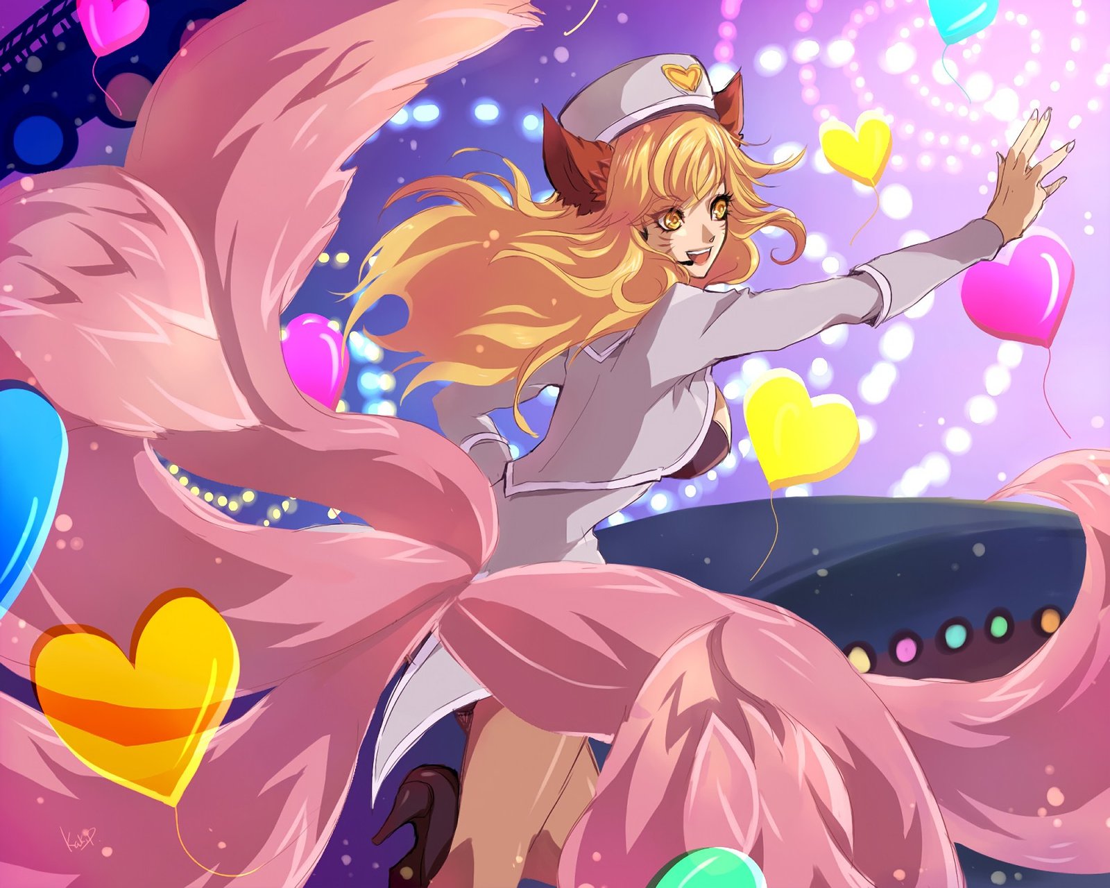 Popstar Ahri by 柿P (3) League of Legends Artwork Wallpaper lol Fan Art