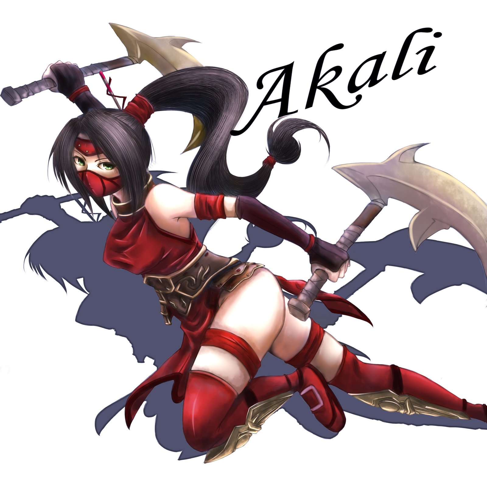 Blood Moon Akali by Sylphya League of Legends Artwork Wallpaper lol