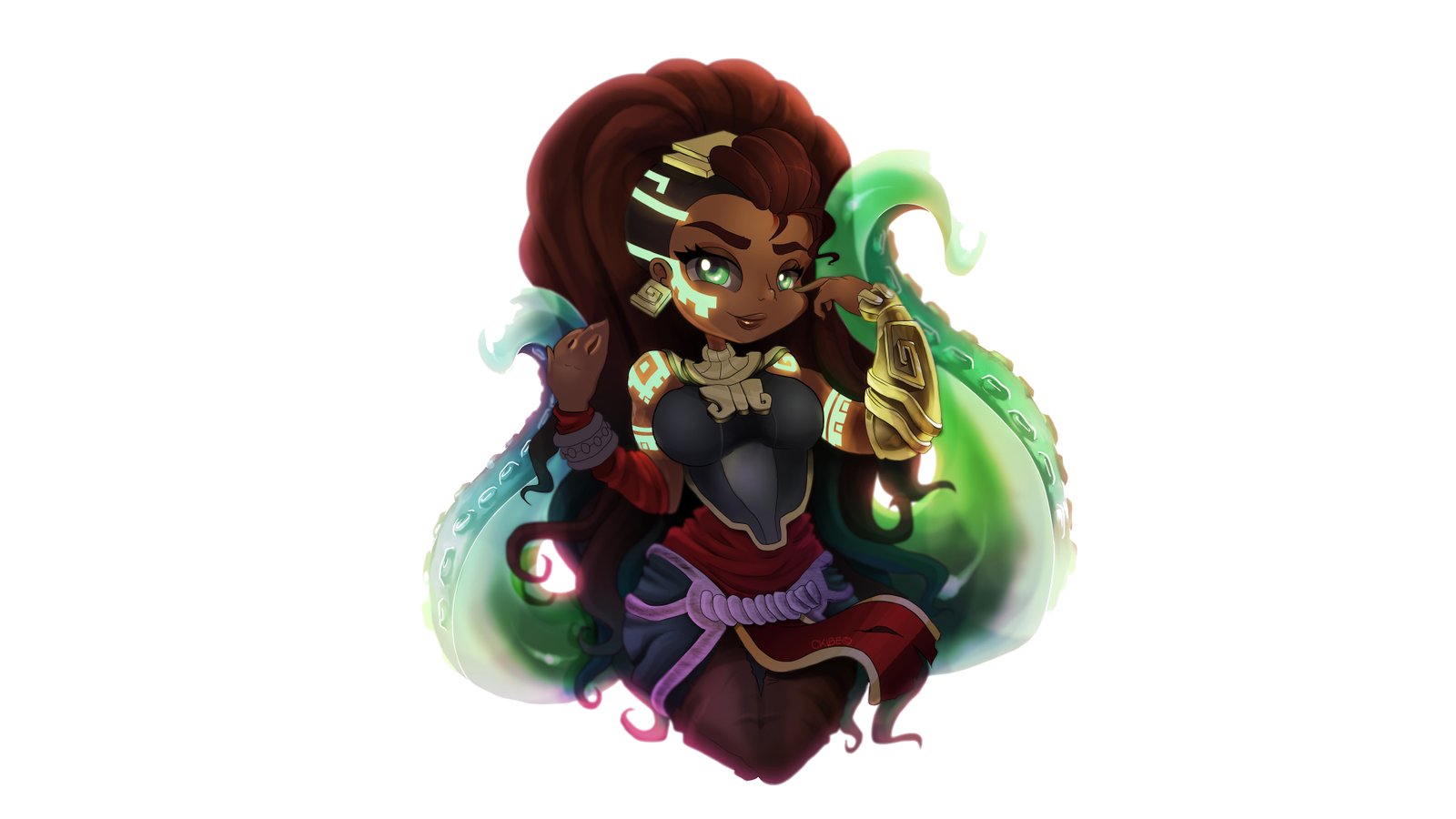 Chibi Illaoi | Wallpapers & Fan Arts | League Of Legends | LoL Stats