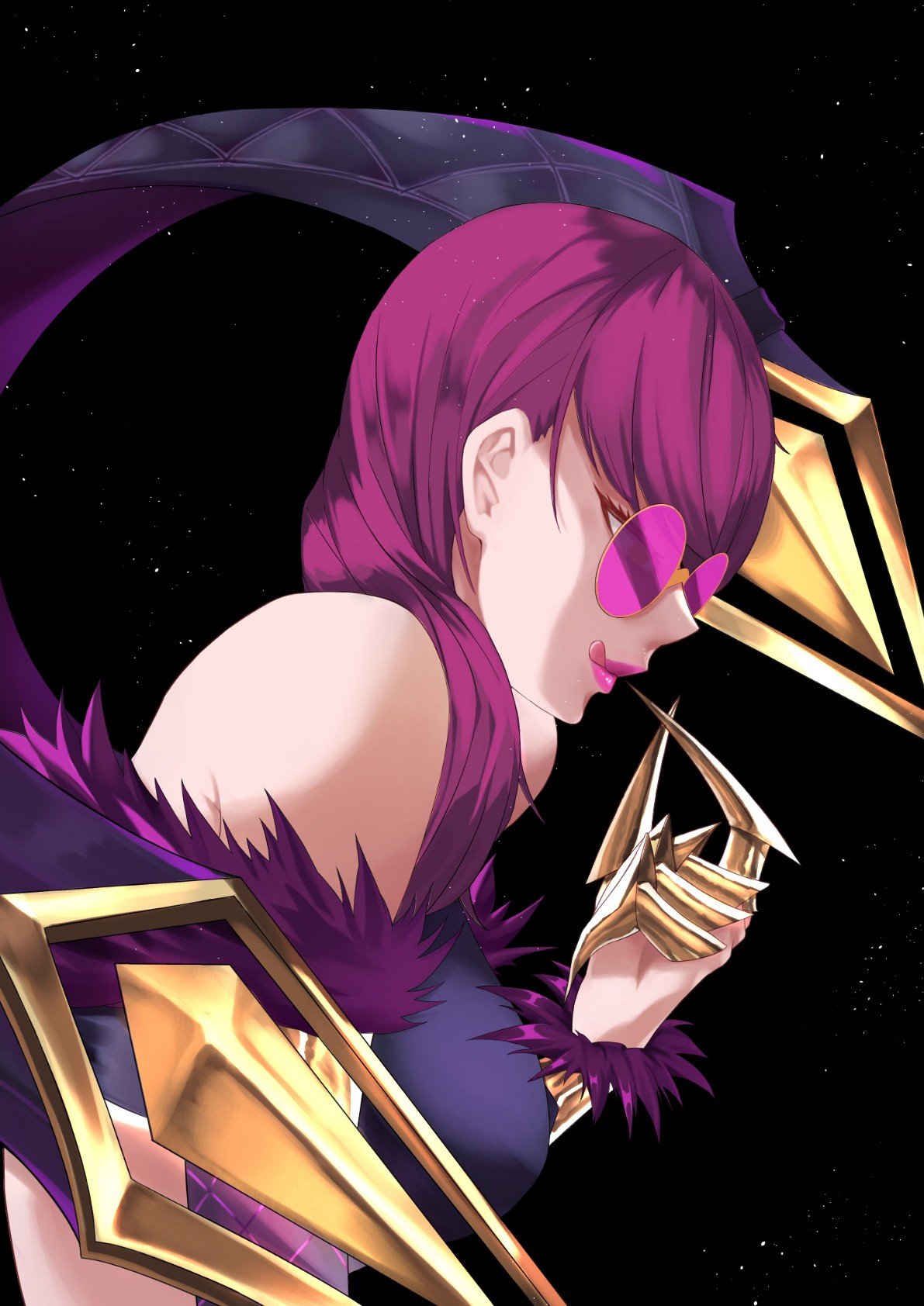 K/DA Evelynn by BEFE HD Wallpaper Background Fan Art Artwork League of Legends lol