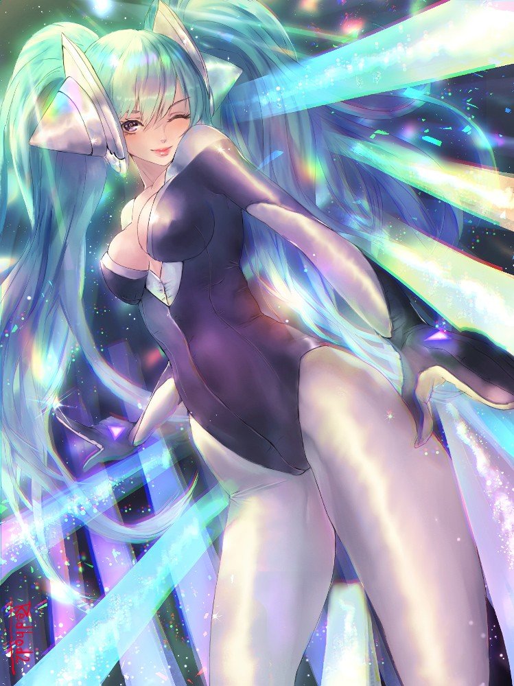 DJ Sona (Kinetic) by Red Hod HD Wallpaper Background Fan Art Artwork League of Legends lol