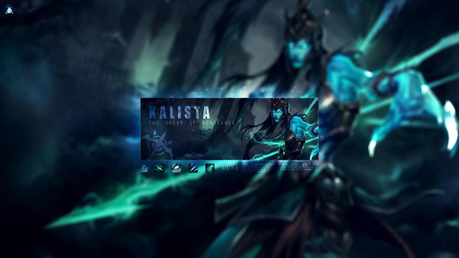 Kalista by Paulikaiser HD Wallpaper Fan Art Artwork League of Legends lol