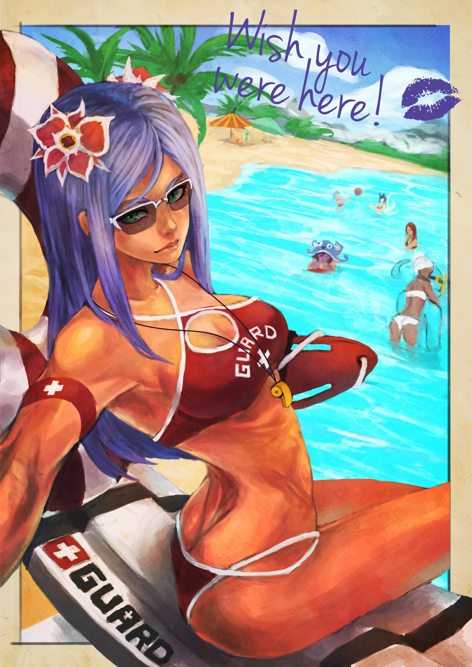 Pool Party Irelia by MonoriRogue HD Wallpaper Fan Art Artwork League of Legends lol