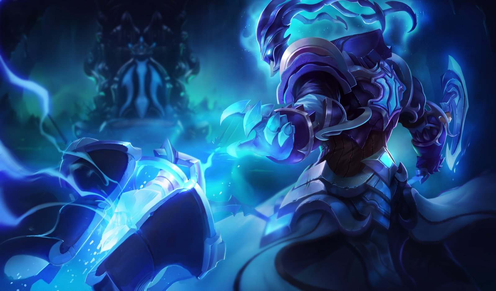 Championship Thresh Splash Art 4k HD Wallpaper Official Artwork League of Legends lol