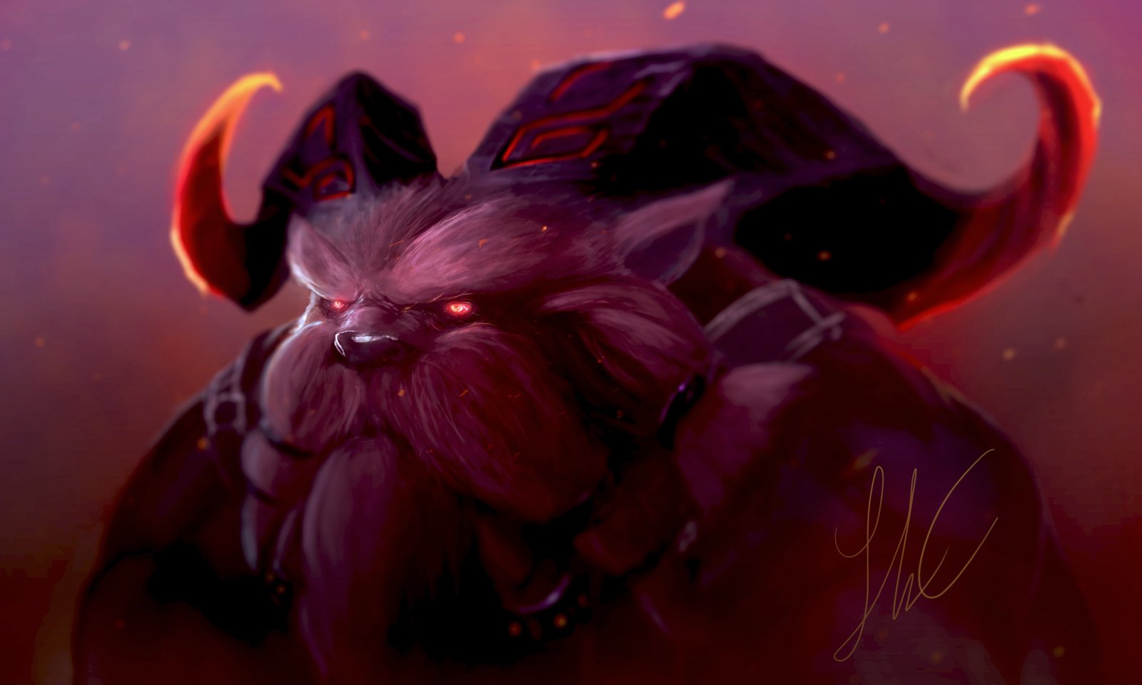 Ornn by Azazel-senpai HD Wallpaper Background Fan Art Artwork League of Legends lol
